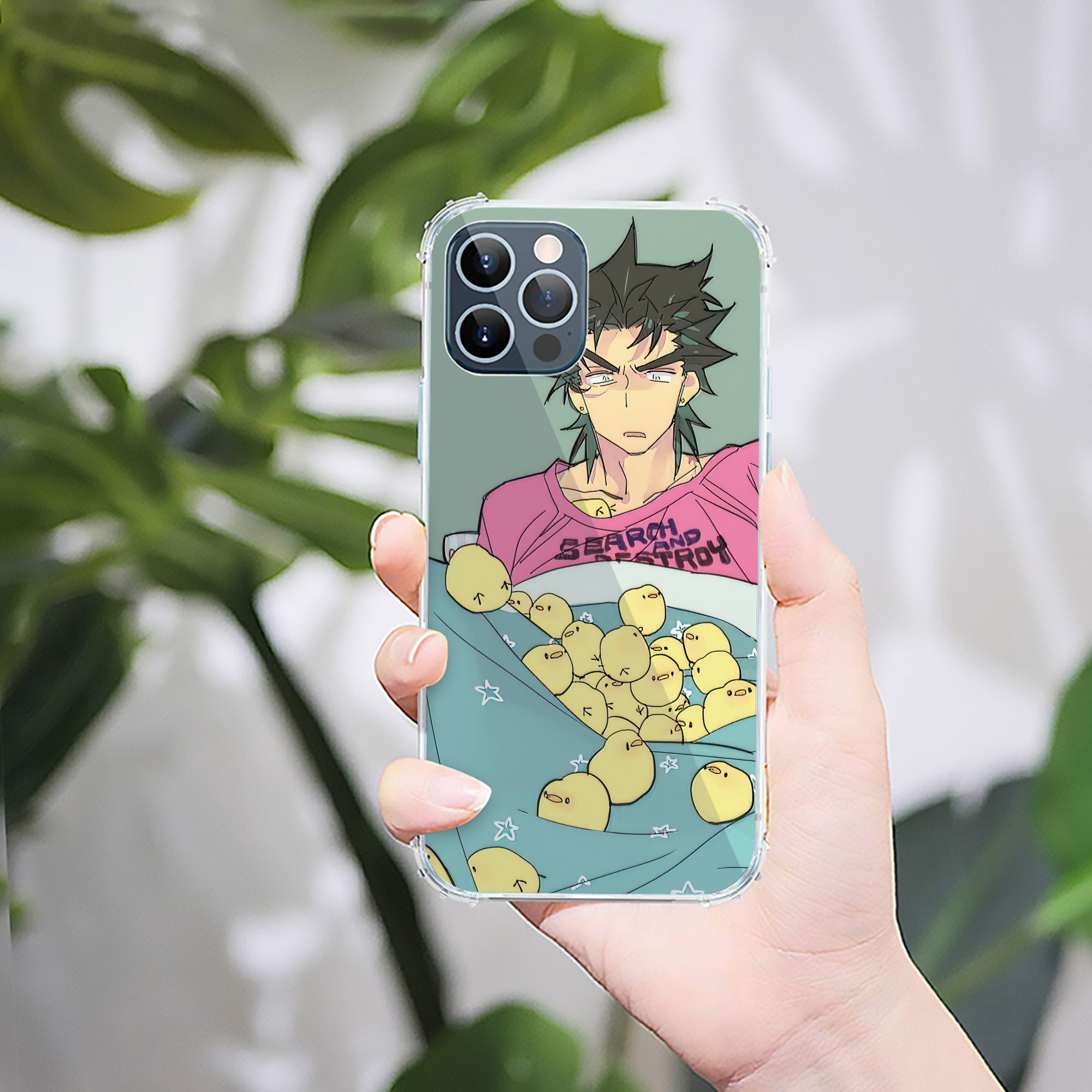 （画像用） ジョジョの奇妙な冒険 JoJo's Bizarre Adventure 【iPhone 12シリーズ対応】透明スマホケース（クリアソフトケース）